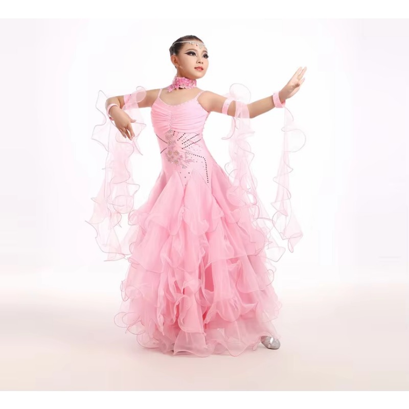 Dresses - Baru anak perempuan gaun dansa Ballroom