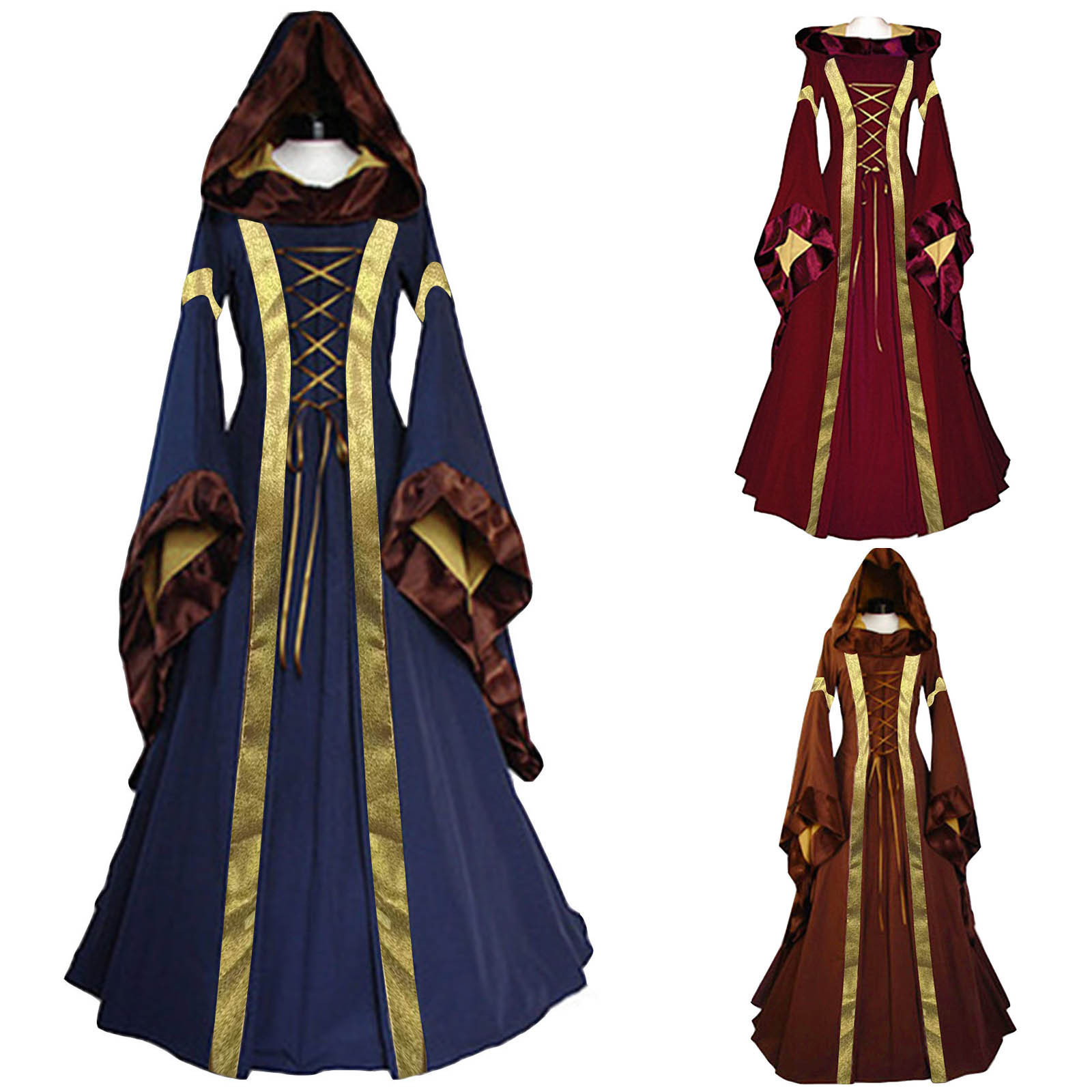 Dresses - Gaun bergaya Victoria abad pertengahan retro