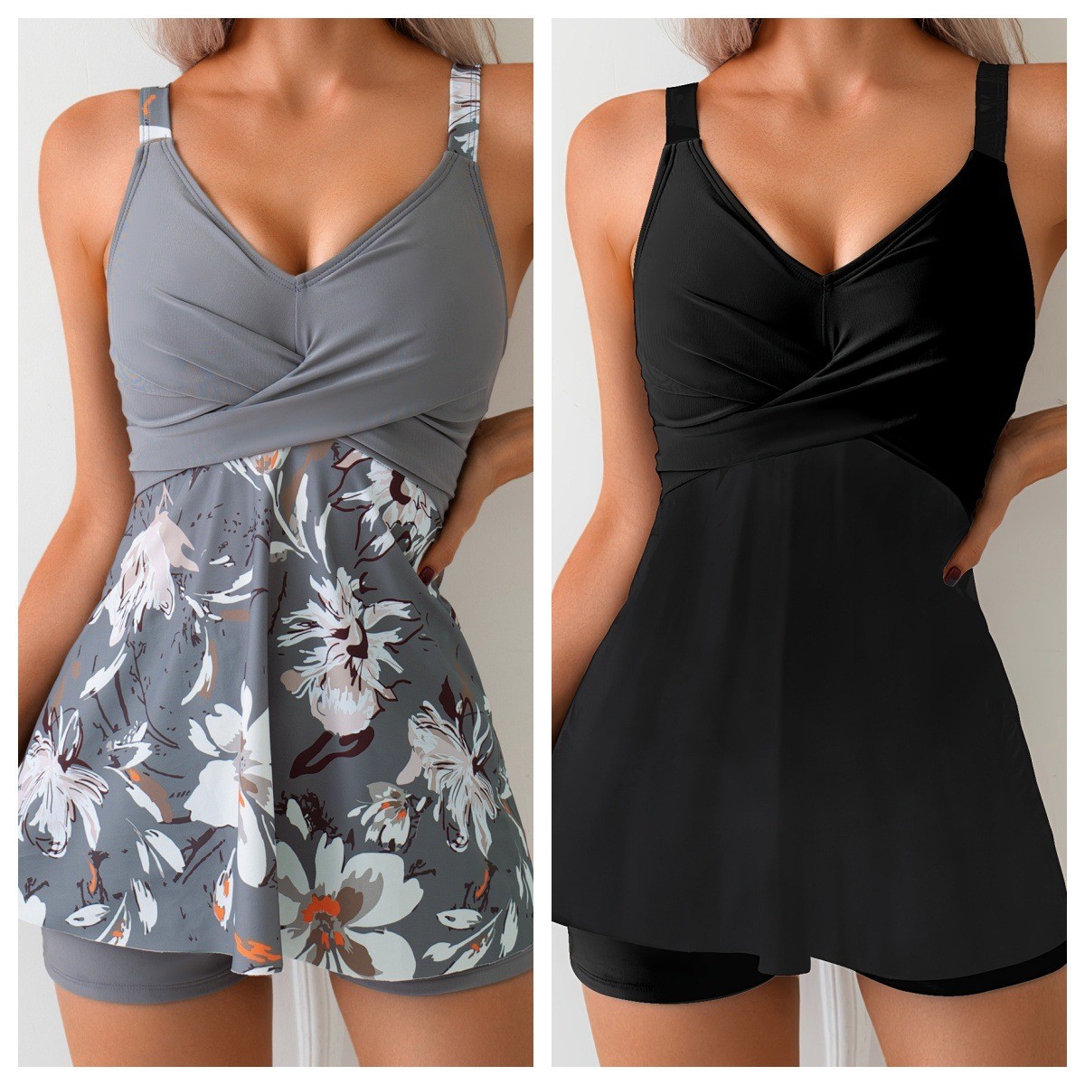 Baju Renang Wanita Tankini Dua - Tops ulasan dan harga