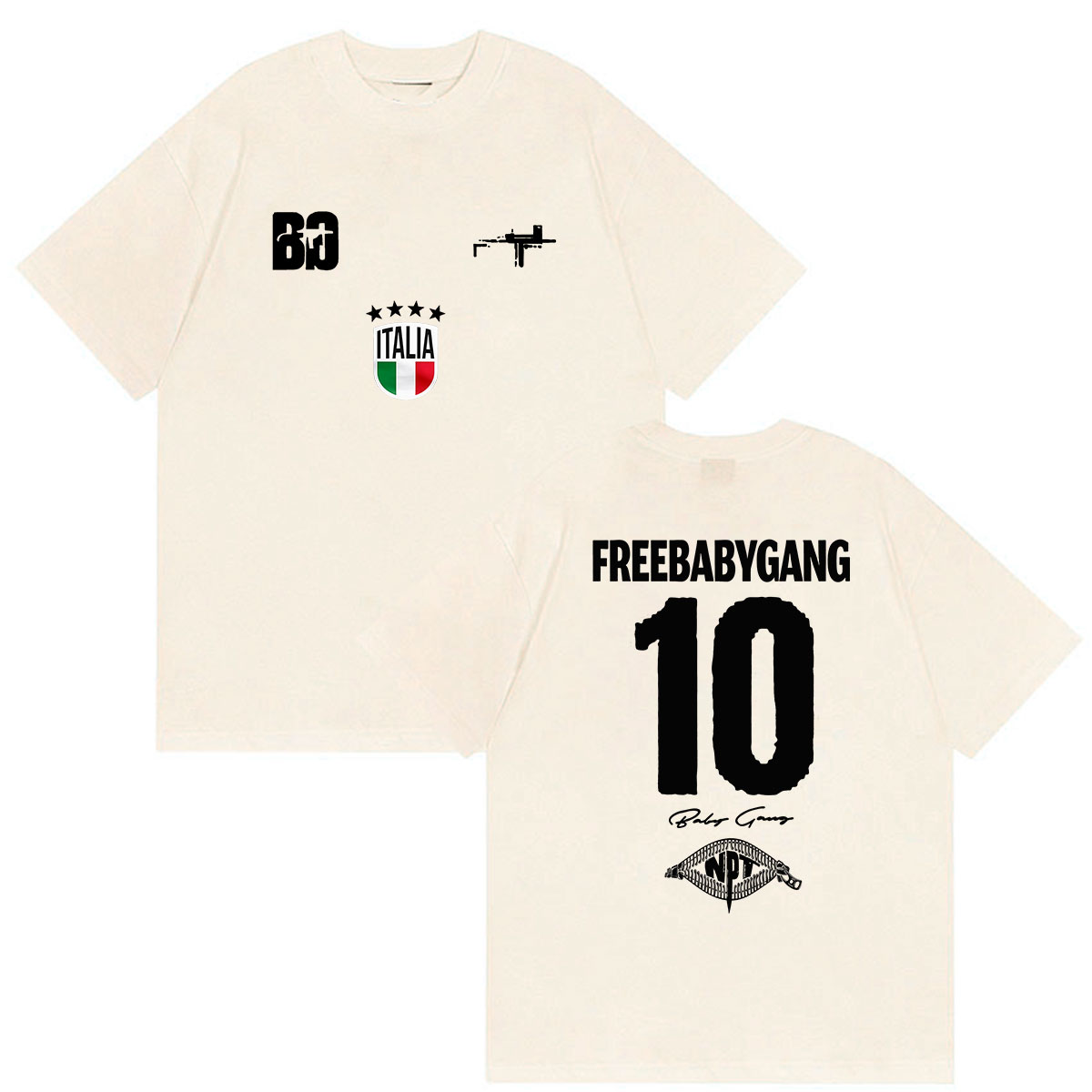 Kaos Grafis Rapper Baby Gang T - Y2K Graphic Baby Tee Crop ulasan dan harga
