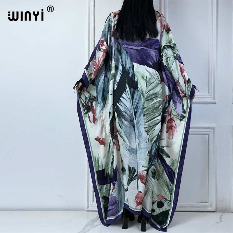 WINYI Musim Panas Kaftan Wanit - Boho Summer Beach Maxi Dress ulasan dan harga