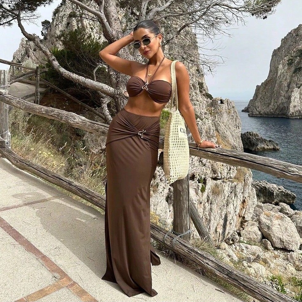 Bikini Tankini Tanpa Lengan Wa - Swimwear ulasan dan harga