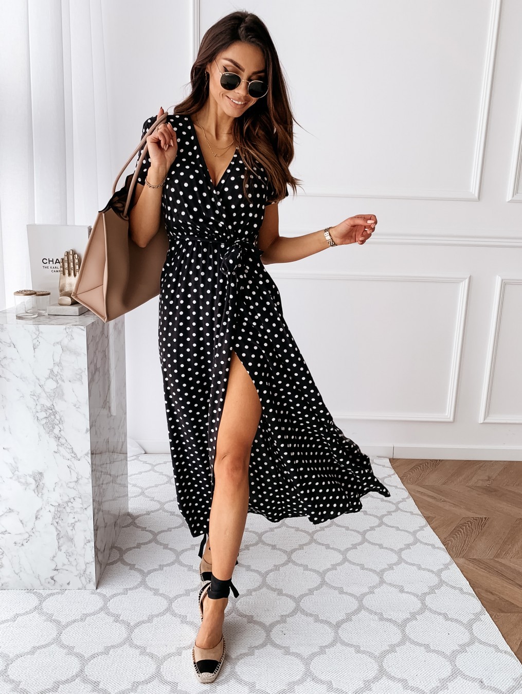 Gaun Maxi lengan pendek wanita - French Vintage Floral Midi Dress ulasan dan harga
